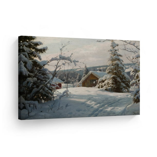 12"x18"Little Joe snow in winter HD Canvas print Home decor Wall art paintings 